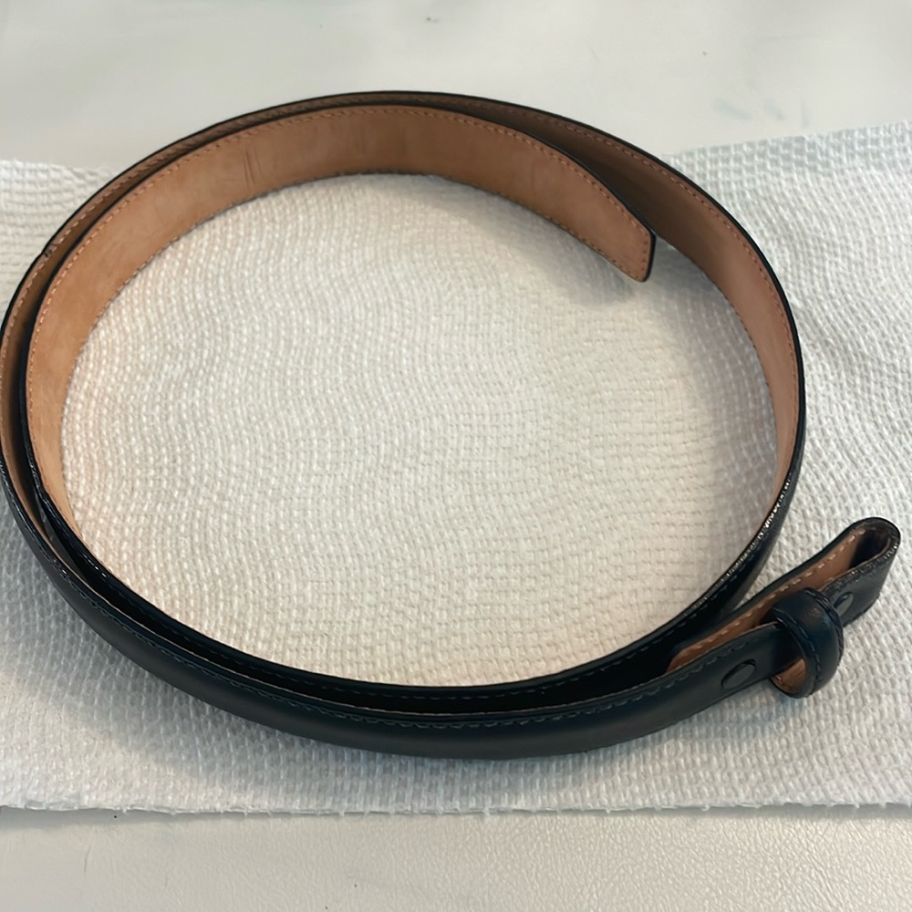 Tiffany & Co. Black Calfskin Belt w/o Buckle